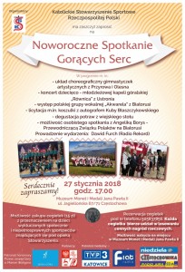 plakat koncert częstochowa 27.01.2018
